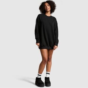 VICTORIA’S SECRET PINK Ivy Fleece Oversized Sweatshirt Dress.